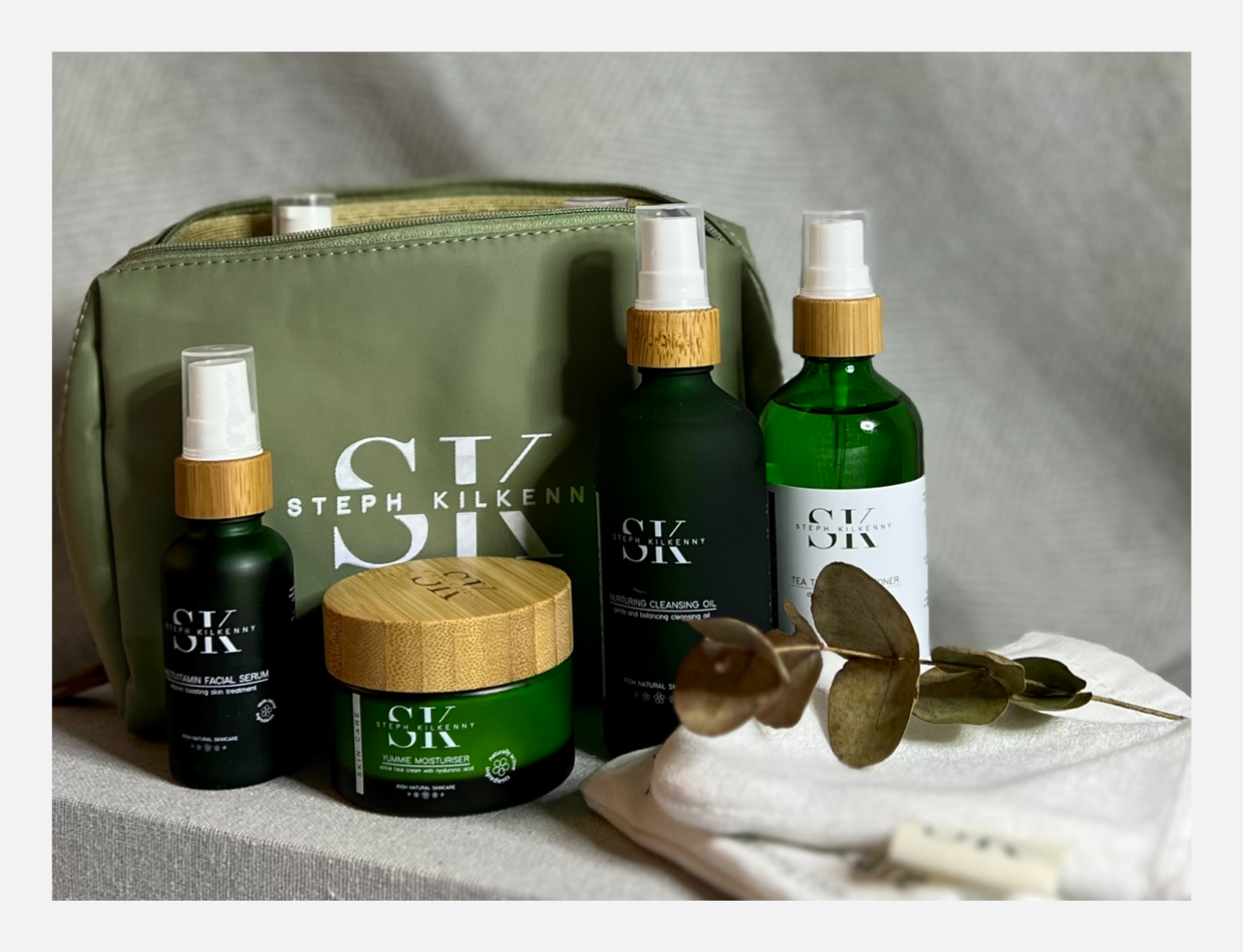 Skincare regime ensemble four-piece gift set by Steph Kilkenny