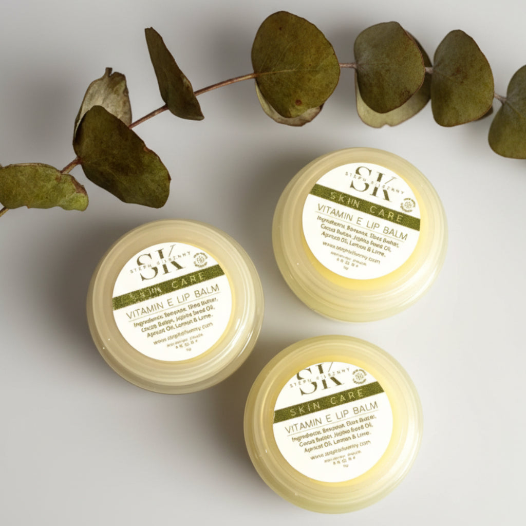 Vitamin E lip balm by Steph Kilkenny