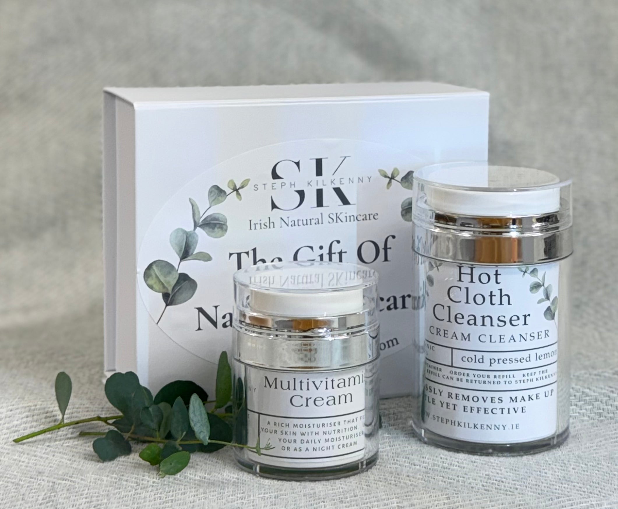 Cleanse and nourish gift set by Steph Kilkenny