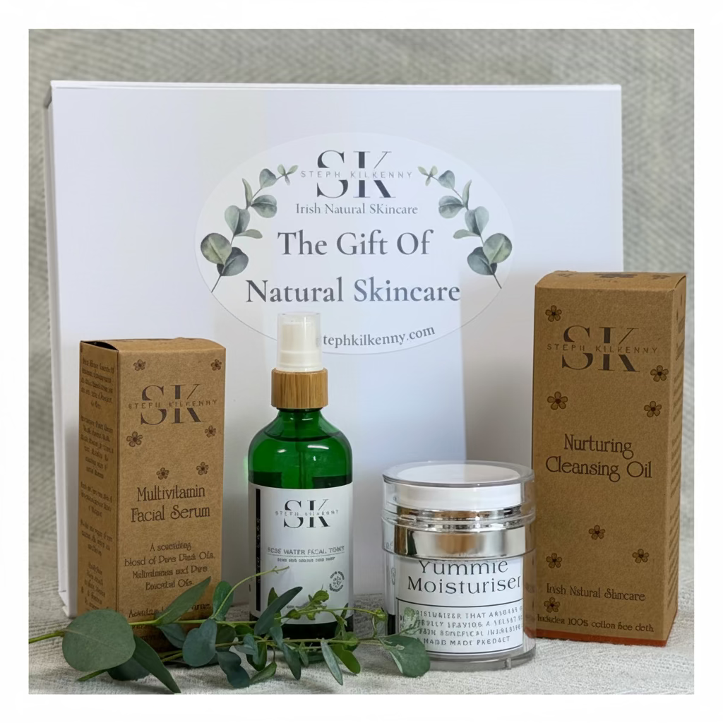Full skincare routine gift set with travel bag by Steph Kilkenny